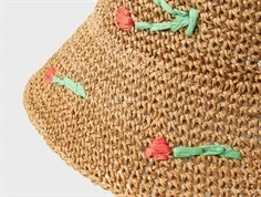 Name It stråhat elmwood med kirsebær